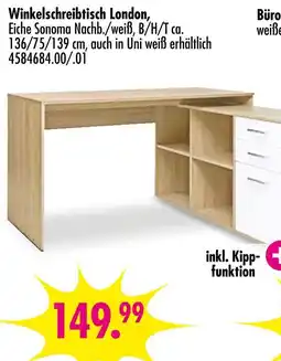 Möbel Boss Winkelschreibtisch london Angebot