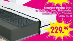 Möbel Boss Kaltschaum-matratze duett Angebot