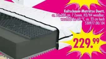 Möbel Boss Kaltschaum-matratze duett Angebot