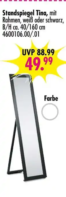 Möbel Boss Standspiegel tina Angebot