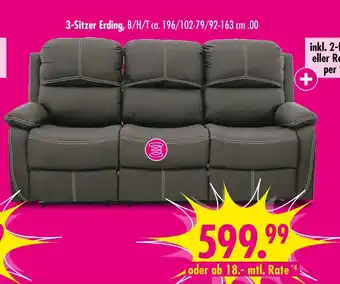 Möbel Boss 3-sitzer garnitur erding Angebot