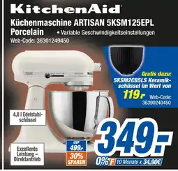 Expert Kitchenaid küchenmaschine artisan 5ksm125epl Angebot