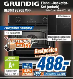 Expert Grundig einbau-backofen-set (autark) Angebot
