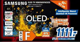 Expert Samsung oled tv gq65s85faexzg Angebot