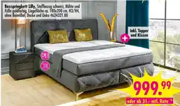 Möbel Boss Boxspringbett lilly Angebot