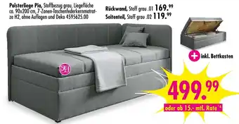 Möbel Boss Polsterliege pia Angebot