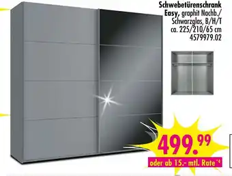 Möbel Boss Schwebetürenschrank easy Angebot