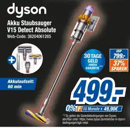 Expert Dyson akku staubsauger v15 detect absolute Angebot