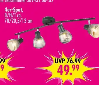 Möbel Boss Led-leuchtenserie 4er-spot Angebot