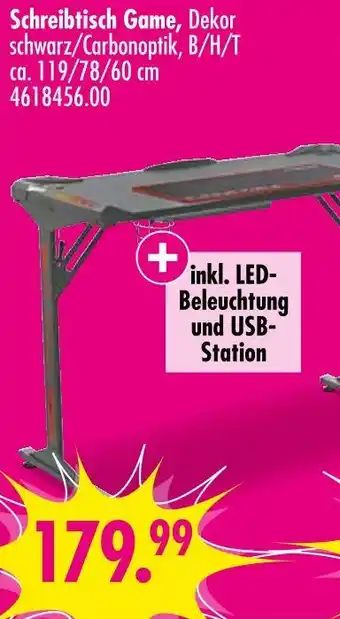 Möbel Boss Schreibtisch game Angebot