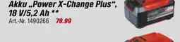 toom Baumarkt Akku „power x-change plus“ Angebot
