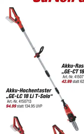 toom Baumarkt Akku-hochentaster ge-lc 18 li t-solo Angebot
