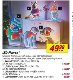 toom Baumarkt Led-figure wichtel/elch Angebot