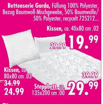 Möbel Boss Kissen bettenserie garda Angebot