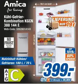 Expert Amica kühl-gefrier-kombination kgcn 388 144 e Angebot