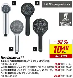 toom Baumarkt Ersatz-geschirrbrause Angebot
