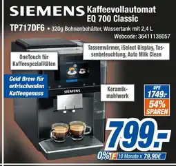 Expert Siemens kaffeevollautomat eq 700 classic Angebot