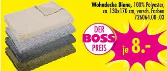 Möbel Boss Wohndecke biene Angebot