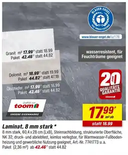 toom Baumarkt Toom granit laminat Angebot