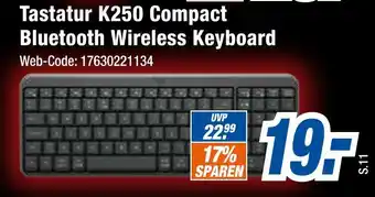 Expert Tastatur k250 compact bluetooth wireless keyboard Angebot
