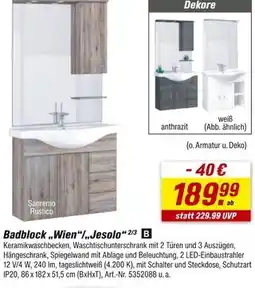 toom Baumarkt Badblock „wien“ Angebot