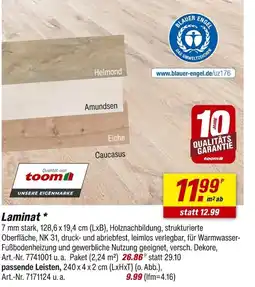 toom Baumarkt Toom laminat Angebot