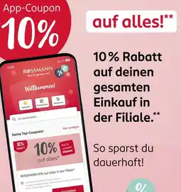 Rossmann 10 % rabatt Angebot
