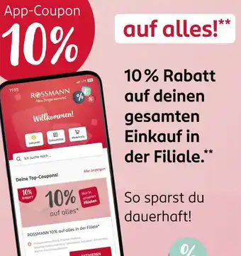 Rossmann 10 % rabatt Angebot