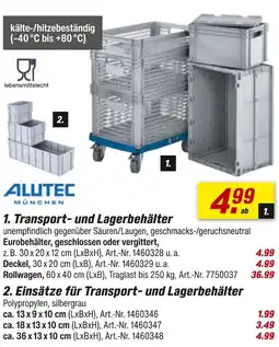 toom Baumarkt Alutec münchen transport- und lagerbehälter Angebot