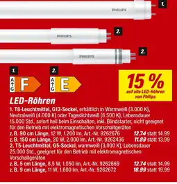 toom Baumarkt Philips t8-leuchtmittel Angebot
