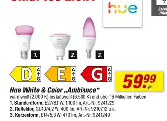 toom Baumarkt Hue white & color ambiance standardform Angebot