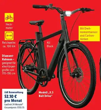 Lidl Crivit Urban E-Bike X.3 Angebot