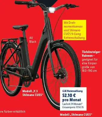 Lidl Crivit Urban E-Bike Y.3 Angebot