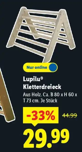 Lidl Lupilu Kletterdreieck Angebot