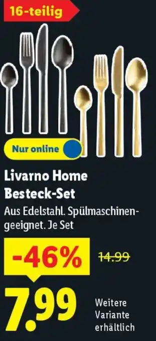 Lidl Livarno Home Besteck-Set Angebot