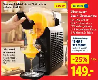 Lidl Silvercrest Slush-Eismaschine Angebot