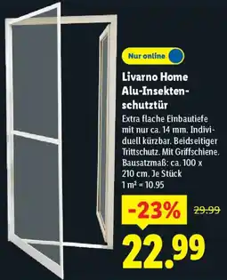 Lidl Livarno Home Alu-Insektenschutztür Angebot