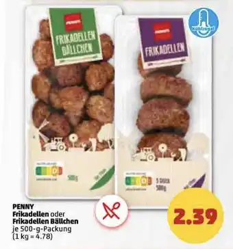 PENNY Penny Frikadellen oder Frikadellen Bällchen 500g Angebot