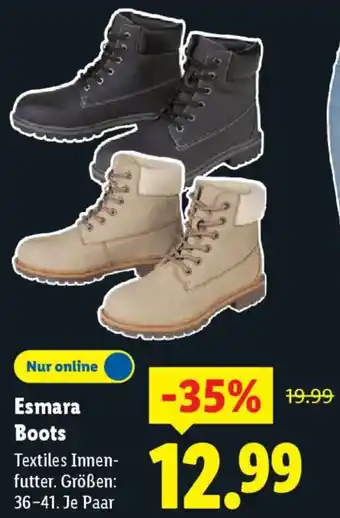 Lidl Esmara Boots Angebot