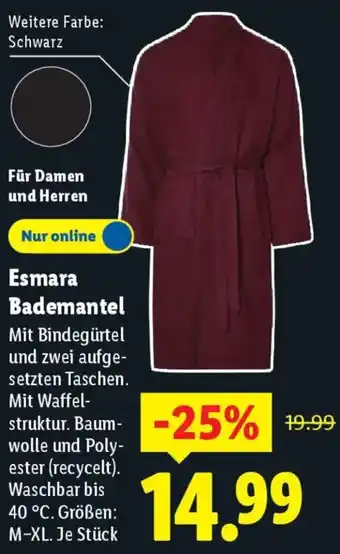 Lidl Esmara Bademantel Angebot