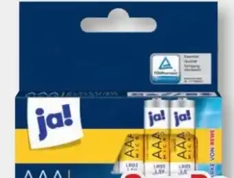 B1 Discount Baumarkt ja! Alkaline Batterien Angebot