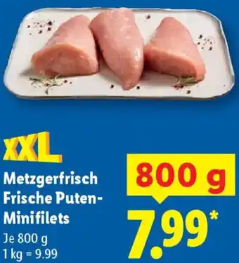 Lidl Metzgerfrisch Frische Puten Minifilets Angebot