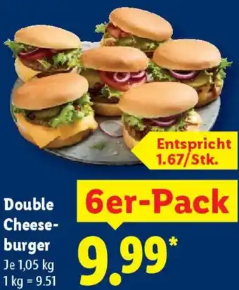 Lidl Double Cheeseburger Angebot