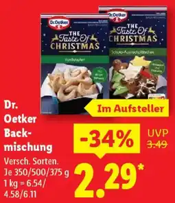 Lidl Dr. Oetker Backmischung Angebot