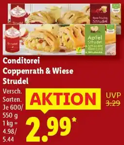 Lidl Conditorei Coppenrath & Wiese Strudel Angebot