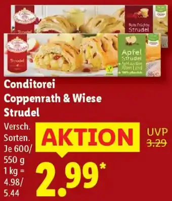 Lidl Conditorei Coppenrath & Wiese Strudel Angebot
