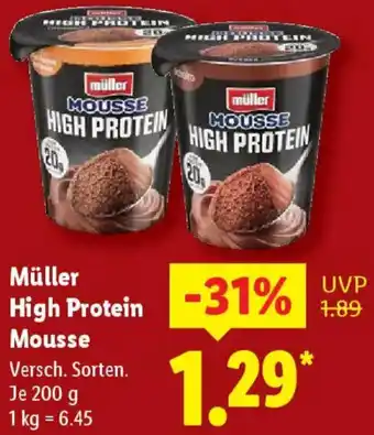 Lidl Müller High Protein Mousse Angebot