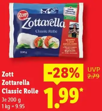 Lidl Zott Zottarella Classic Rolle Angebot