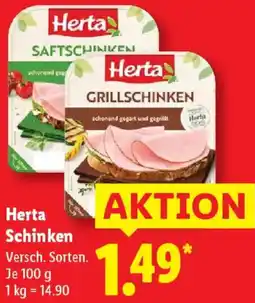 Lidl Herta Schinken Angebot