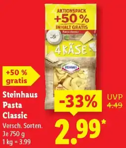 Lidl Steinhaus Pasta Classic Angebot